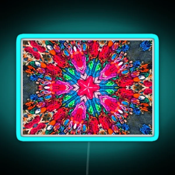 Star Fiber Art RGB Neon Sign