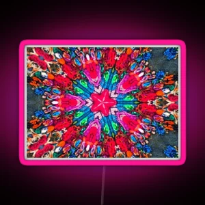 Star Fiber Art RGB Neon Sign