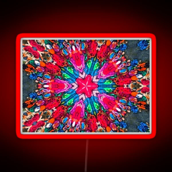 Star Fiber Art RGB Neon Sign