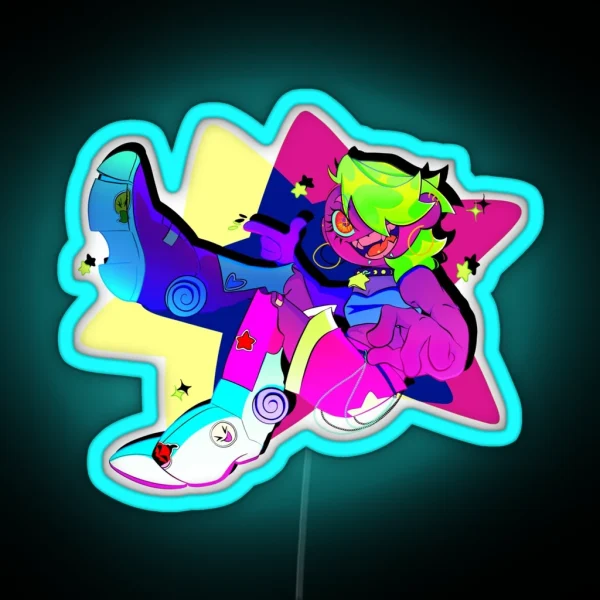 Star Girl RGB Neon Sign