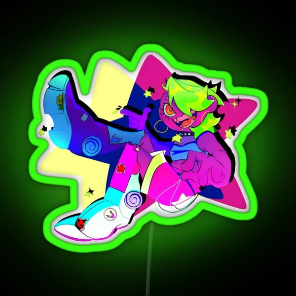 Star Girl RGB Neon Sign