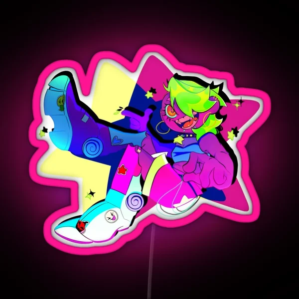 Star Girl RGB Neon Sign