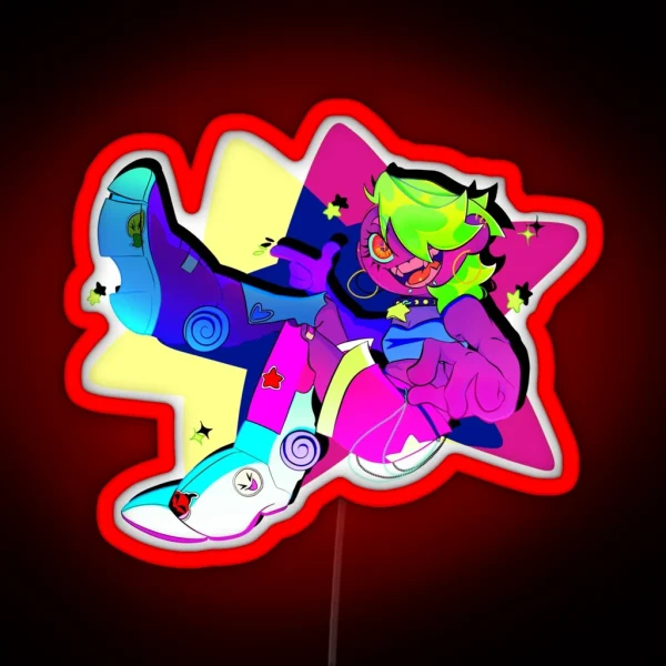 Star Girl RGB Neon Sign