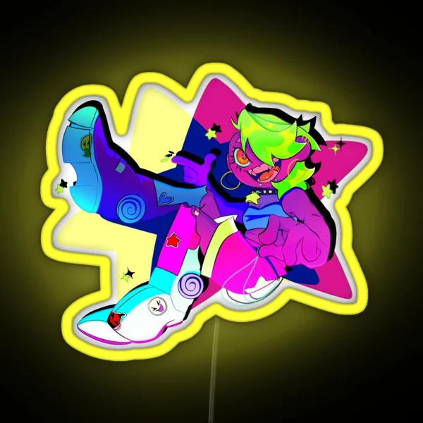 Star Girl RGB Neon Sign