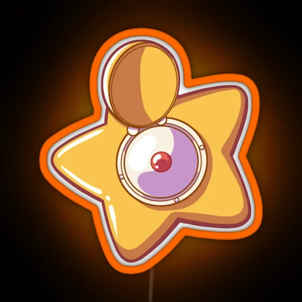 Star Locket RGB Neon Sign