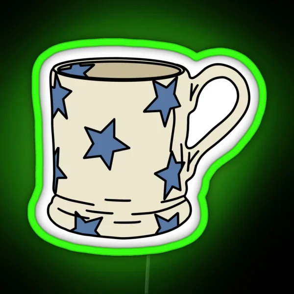 Star Mug Emma Bridgewater Led RGB Neon Sign