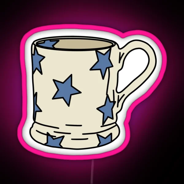 Star Mug Emma Bridgewater Led RGB Neon Sign