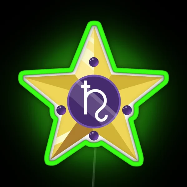 Star Of Saturn RGB Neon Sign
