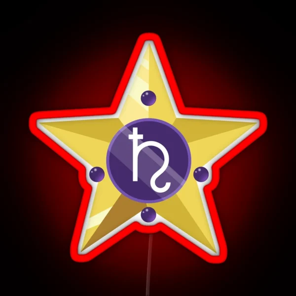 Star Of Saturn RGB Neon Sign