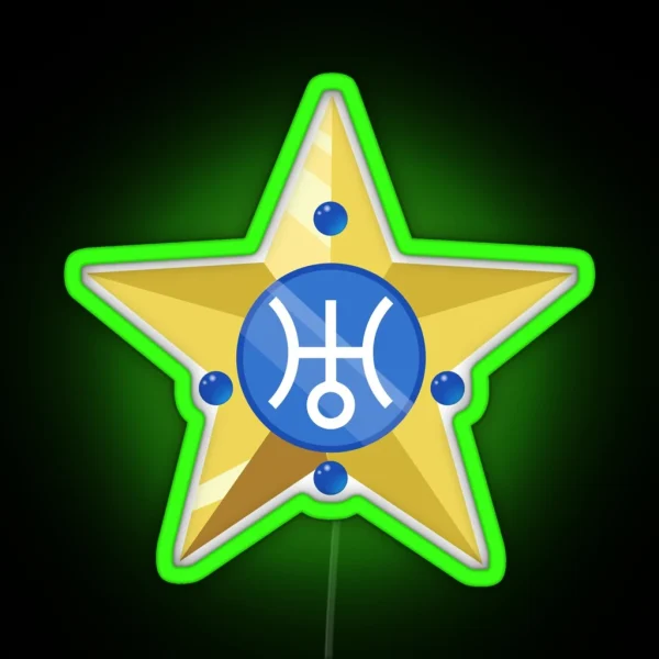 Star Of Uranus RGB Neon Sign