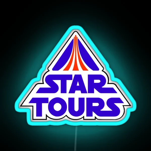 Star Tours RGB Neon Sign