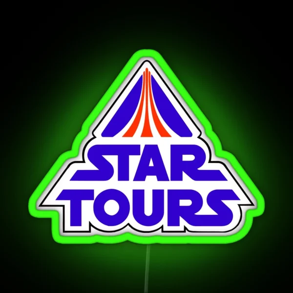 Star Tours RGB Neon Sign