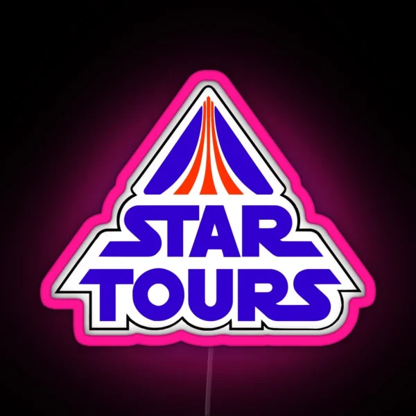 Star Tours RGB Neon Sign