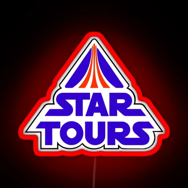 Star Tours RGB Neon Sign