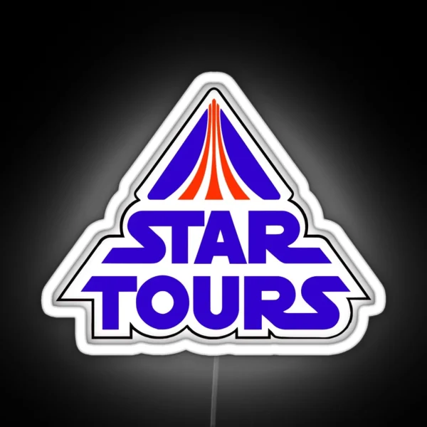 Star Tours RGB Neon Sign