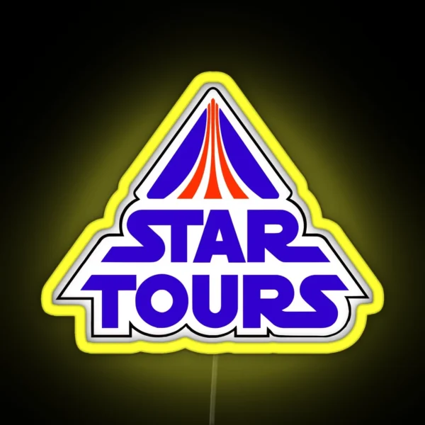 Star Tours RGB Neon Sign