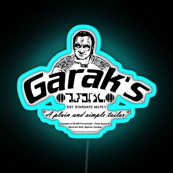 Star Trek Deep Space Nine Garak S A Plain And Simple RGB Neon Sign