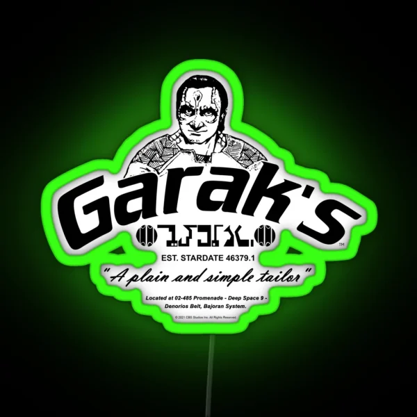 Star Trek Deep Space Nine Garak S A Plain And Simple RGB Neon Sign