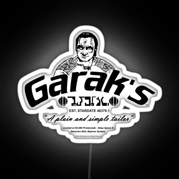 Star Trek Deep Space Nine Garak S A Plain And Simple RGB Neon Sign