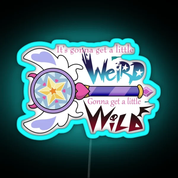 Star Wand RGB Neon Sign