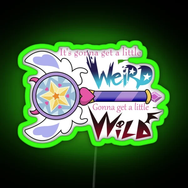 Star Wand RGB Neon Sign