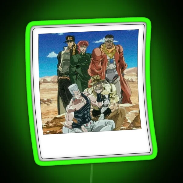 Stardust Crusaders Jojo S RGB Neon Sign