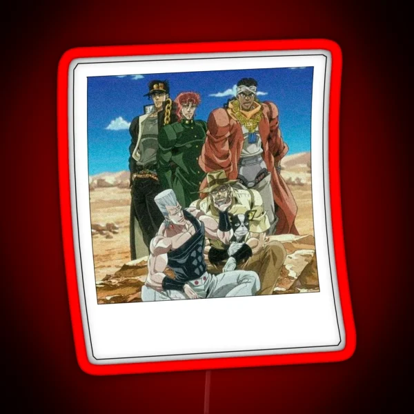 Stardust Crusaders Jojo S RGB Neon Sign