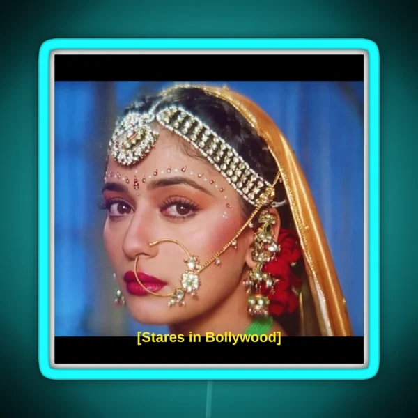 Stares In Bollywood Madhuri Dixit RGB Neon Sign