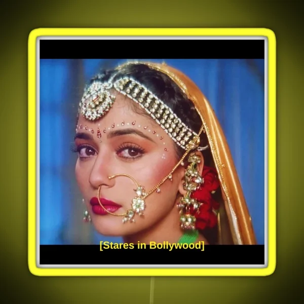 Stares In Bollywood Madhuri Dixit RGB Neon Sign