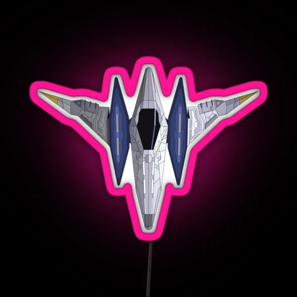 Starfox Arwing RGB Neon Sign