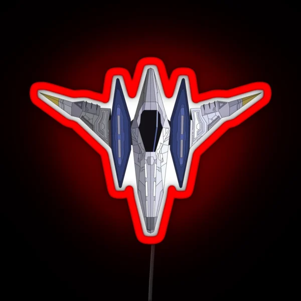 Starfox Arwing RGB Neon Sign