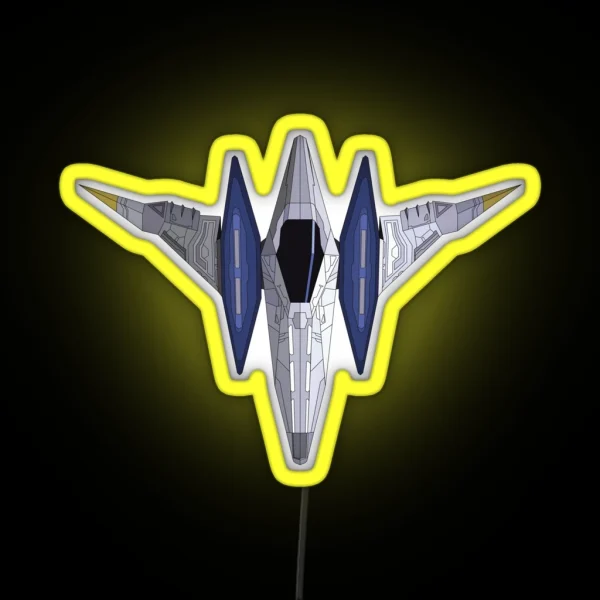 Starfox Arwing RGB Neon Sign