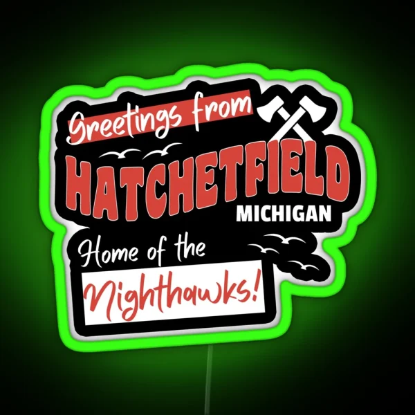 Starkid Greetings From Hatchetfield RGB Neon Sign