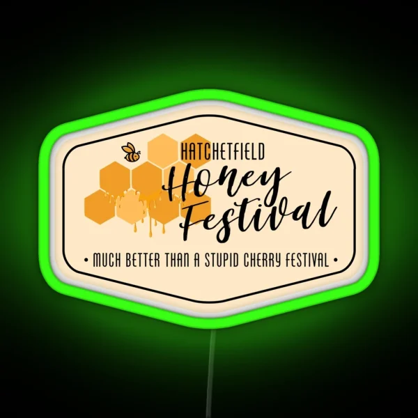 Starkid Hatchetfield Honey Festival RGB Neon Sign