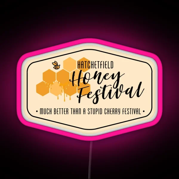 Starkid Hatchetfield Honey Festival RGB Neon Sign