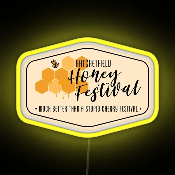 Starkid Hatchetfield Honey Festival RGB Neon Sign