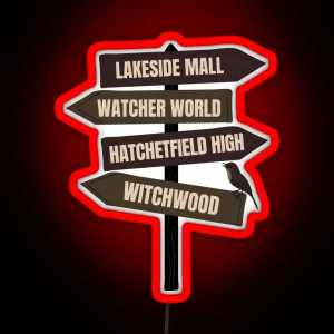 Starkid Hatchetfield Sign Post RGB Neon Sign