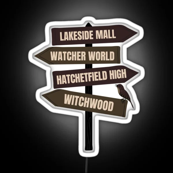 Starkid Hatchetfield Sign Post RGB Neon Sign