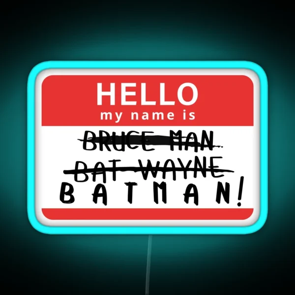 Starkid Hello My Name Is Bruce Man RGB Neon Sign