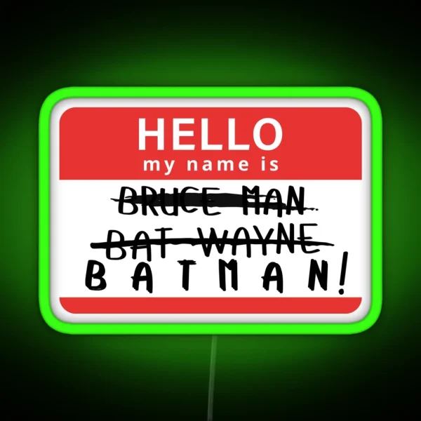 Starkid Hello My Name Is Bruce Man RGB Neon Sign