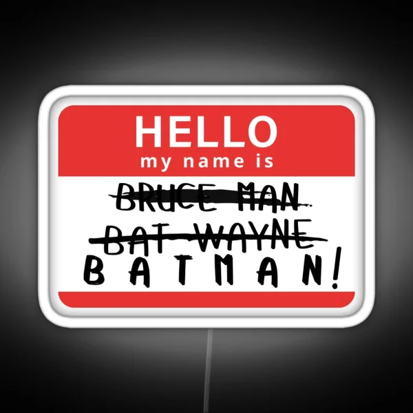 Starkid Hello My Name Is Bruce Man RGB Neon Sign