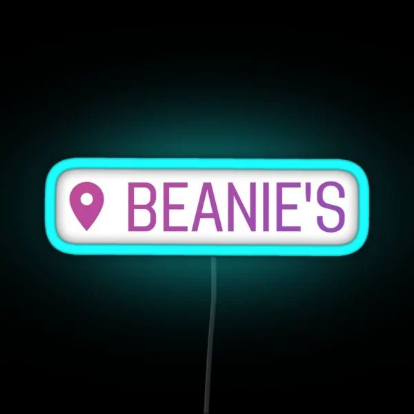 Starkid Location Beanie S Coffee Hatchetfield RGB Neon Sign