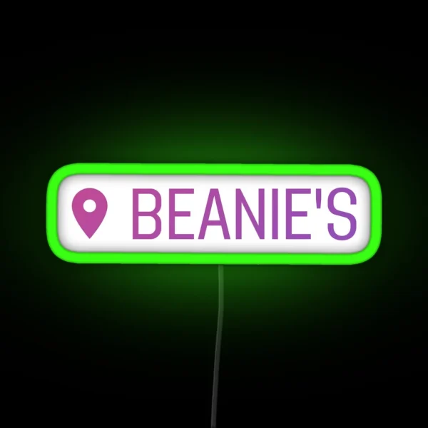 Starkid Location Beanie S Coffee Hatchetfield RGB Neon Sign