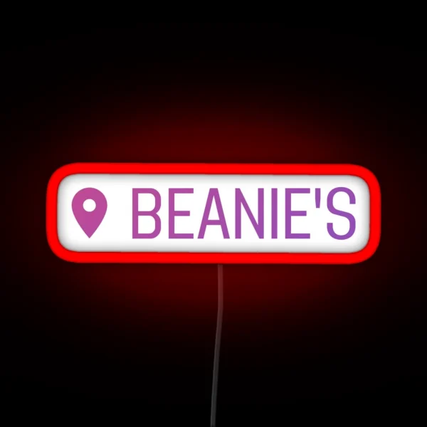 Starkid Location Beanie S Coffee Hatchetfield RGB Neon Sign