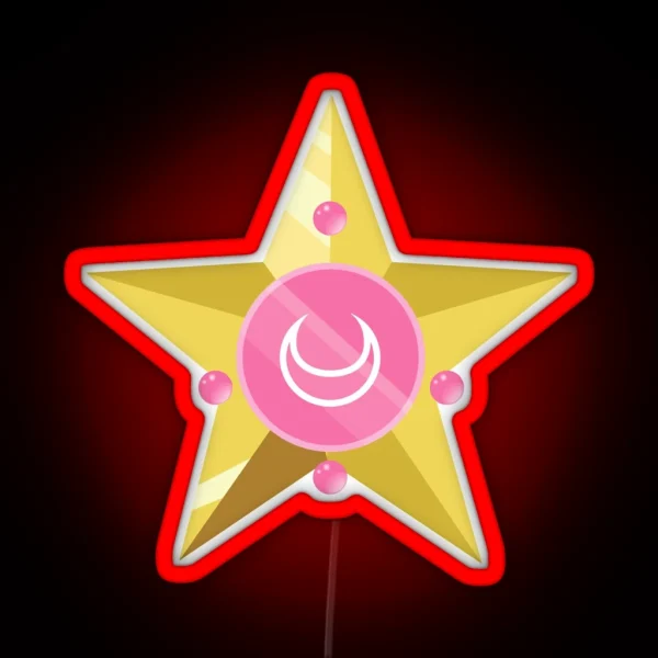 Starring Chibi Moon RGB Neon Sign