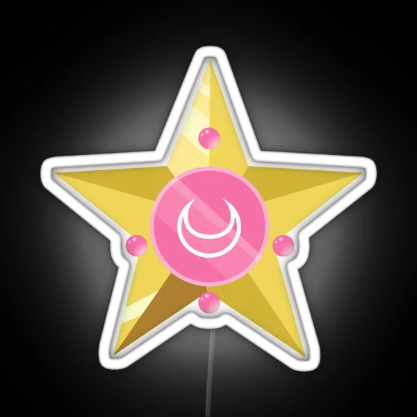 Starring Chibi Moon RGB Neon Sign