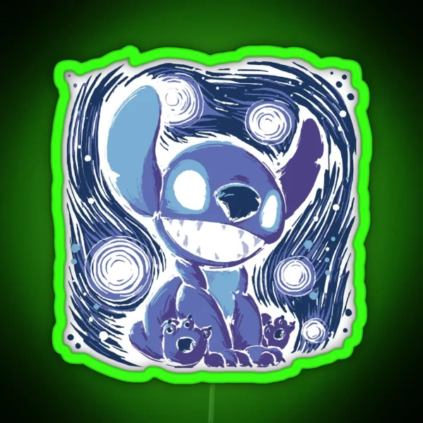 Starry Stitch RGB Neon Sign
