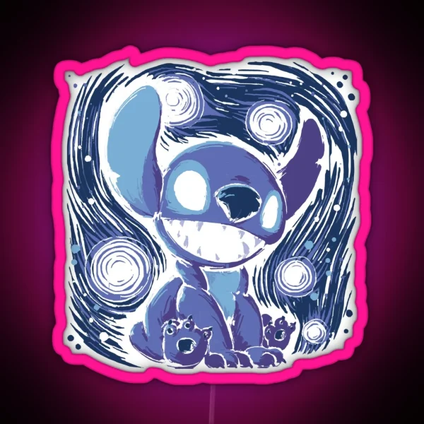 Starry Stitch RGB Neon Sign