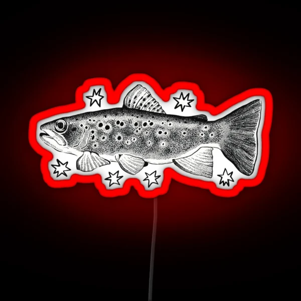 Starry Trout RGB Neon Sign