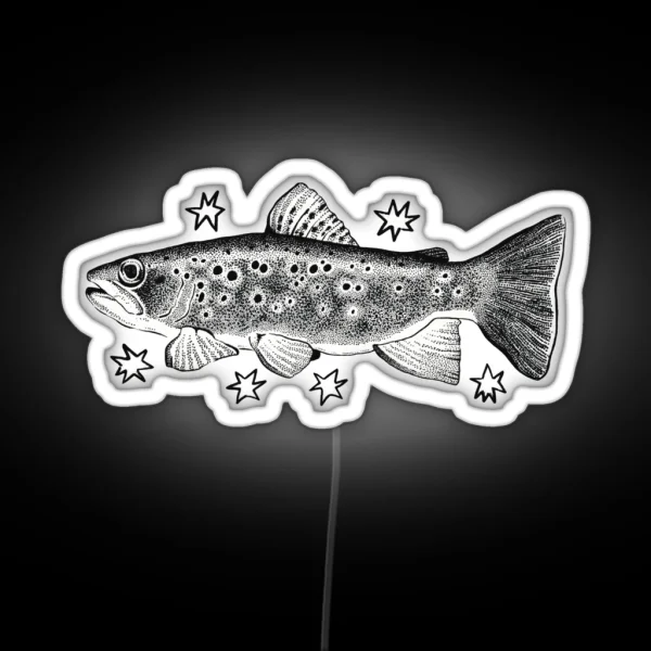 Starry Trout RGB Neon Sign
